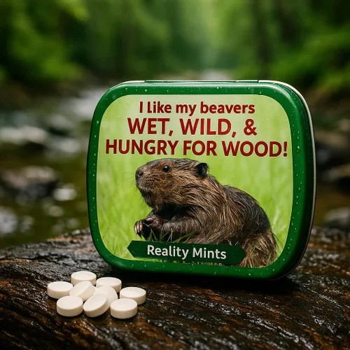 Vista 3 de I Like Beavers Mentas para amigos, regalos de Pascua para adultos, rellenos de calcetines traviesos, mejor amigo para hombres, mentas