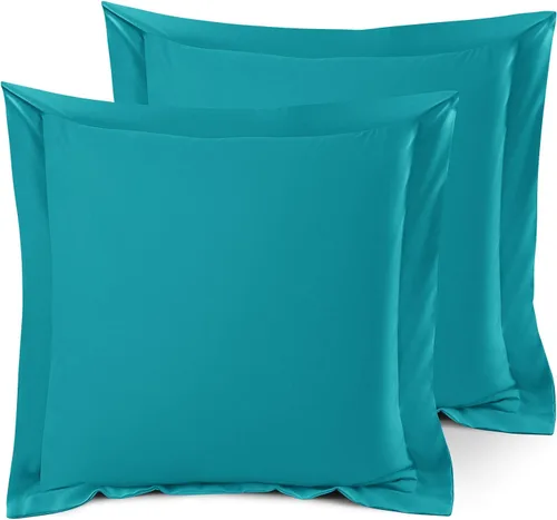Vista 16 de Nestl Juego de 2 fundas tipo sham de almohada suaves - Fundas de almohada de microfibra de doble cepillado - Fundas de almohada de cama premium