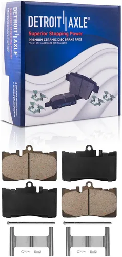 Vista 26 de Detroit Axle - Pastillas de freno para Dodge Ram 2500 3500 2003-2008, Ram 4000 2005-2008, 2004 2006 2007 Pastillas de freno de cerámica delanteras