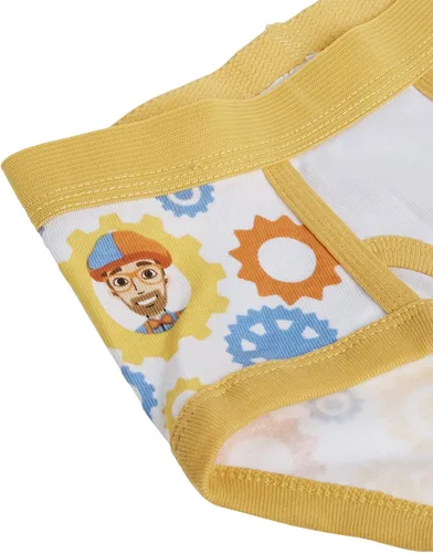 Vista 5 de Blippi 7 10-pk Toddler Boys 100% Combed Cotton Underwear Briefs in Sizes 23t and 4t