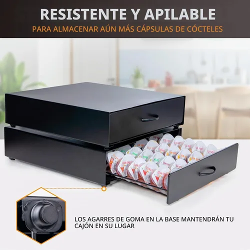 Vista 5 de KSESTOR Cajón de cápsulas, compatible con cápsulas Bartesianas, capacidad