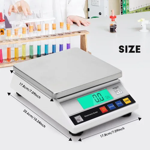 Vista 6 de CGOLDENWALL Balanza electrónica analítica digital de alta precisión balanza de laboratorio Balanza industrial de pesaje y conteo con función