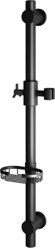 Vista 8 de PULSE ShowerSpas 1010-CH Barra deslizante ajustable para ducha de mano con cesta de alambre jabonera, cromo pulido