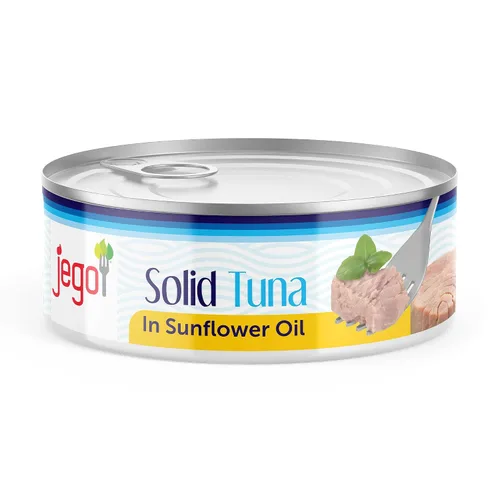 Vista 11 de Jego Atún ligero sólido en aceite de oliva Keto Bajo en carbohidratos Sin gluten Sin soja Enlatado Listo para comer Paquete de 3