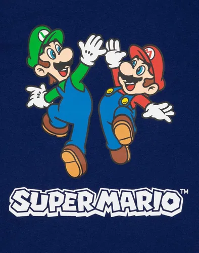 Vista 7 de SUPER MARIO Nintendo Pyjamas - Pijama corto para niños Luigi azul o rojo