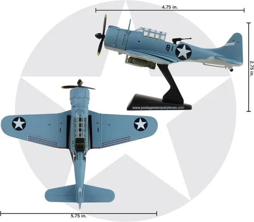 Vista 10 de USN SBD-3 1/87 Richard Best PS5563-2