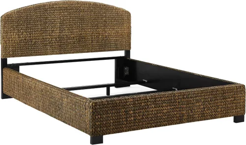 Vista 10 de Crosley Furniture Edgewater Coastal Boho - Juego de cama de ratán