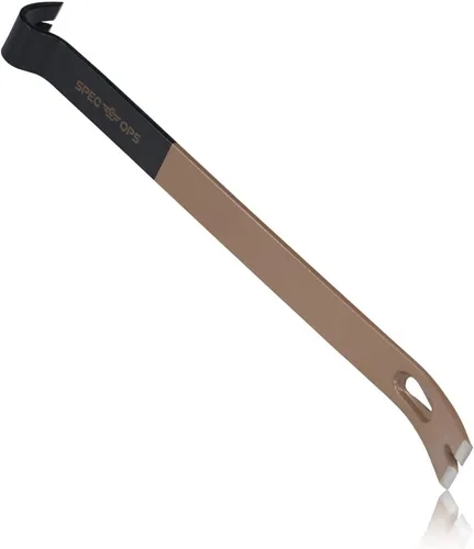 Vista 8 de Spec Ops Tools - Ganzúa de 15 pulgadas, barra plana de palanca, cabeza curva en forma de balancín, extractor de uñas en forma de lágrima, acero