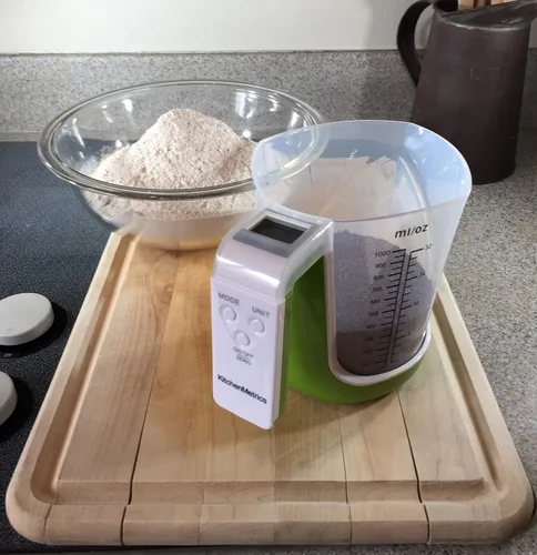 Vista 8 de Báscula digital de alimentos y taza medidora de cocina