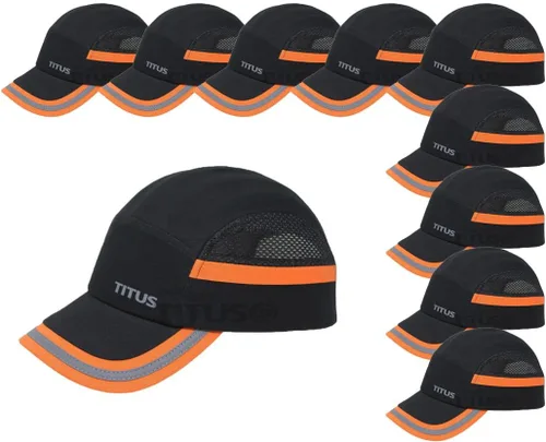 Vista 31 de TITUS Gorra de seguridad ligera - Gorra protectora estilo béisbol