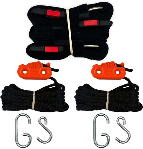 Vista 5 de Tie Boss Percha para kayak, alzamiento de kayak y sistema de almacenamiento de techo de garaje superior