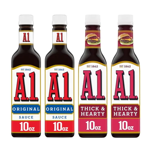 Vista 10 de A.1. Salsa para Bistec Bold & Spicy, botella de 10 oz (paquete de 3)