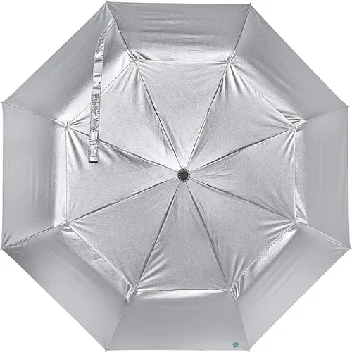 Vista 3 de Coolibar UPF 50+ - Sombrilla de viaje Sodalis de 42 pulgadas, protección solar