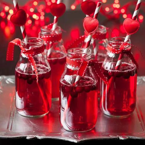 Vista 5 de ALINK Pajitas de papel rojo biodegradables a granel – 100 puntos/rayas/ondas pajitas para bebidas, Navidad, vacaciones, cumpleaños, boda