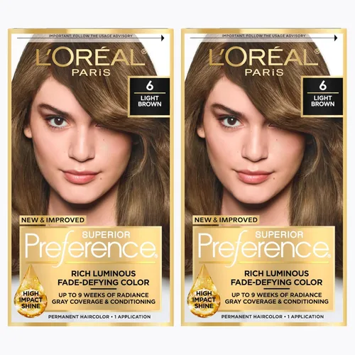 Vista 67 de L'Oreal Paris Superior Preference - Tinte permanente luminoso que desafía la decoloración para el cabello, tinte para el cabello hasta 9 semanas
