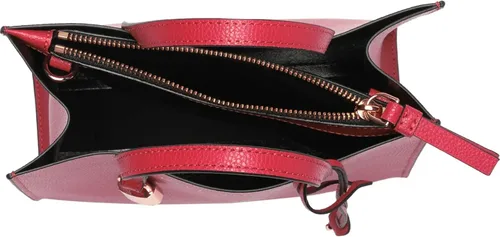 Vista 4 de Marc Jacobs Bolso de cuero Mini Grind, Rojo Savvy