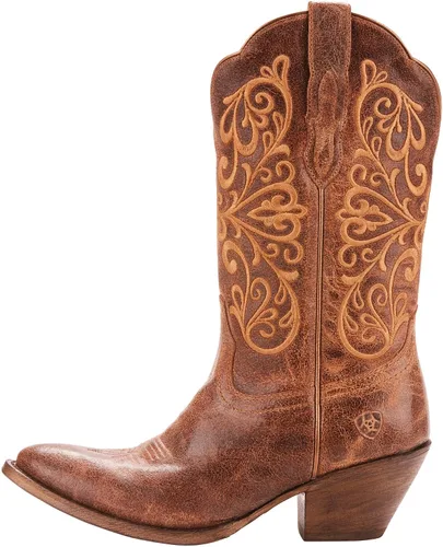 Vista 2 de ARIAT Botas Western Terra Bella para mujer, Turnback Bronceado