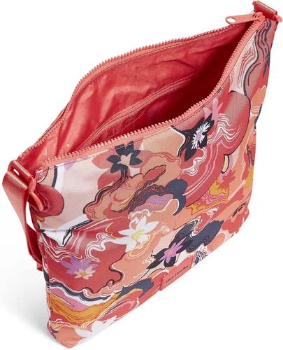 Vista 3 de Vera Bradley - Bolsa cruzada hipster para mujer, de tela reciclada Lighten Up ReActive