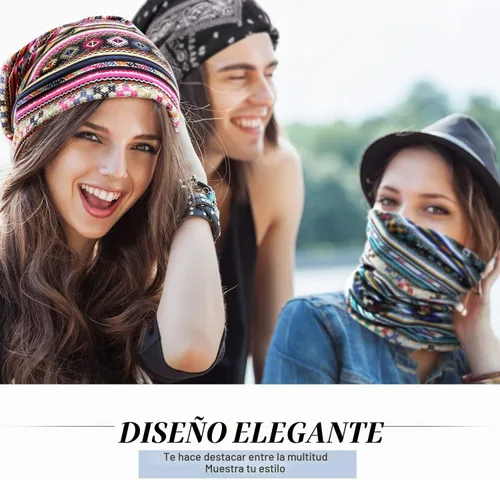 Vista 6 de SATINIOR 5 Piezas Gorro Holgado para Mujer Gorro de Quimioterapia Elástico Envolturas para Cabeza de Cáncer Pañuelo para Cabeza para Dormir
