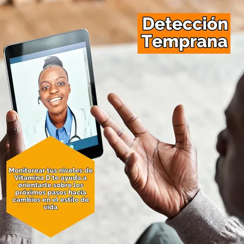 Vista 7 de at Home Kit de prueba de vitamina D, fácil de usar y preciso análisis de sangre para 25 (OH) niveles D para probar las deficiencias de vitamina