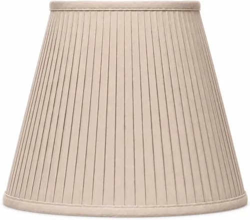 Vista 2 de Royal Designs Deep Empire - Pantalla básica plisada lateral, beige, 8 x 14 x 11 pulgadas (BS-728-14BG)