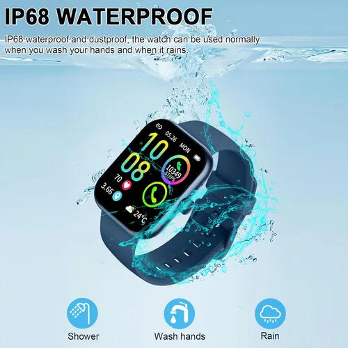 Vista 8 de Smart Watch for Men Women (Answer/Make Call), 1.96"HD Smartwatch with Heart Rate/Sleep Monitor/Pedometer, 113+ Sports Modes, New Fitness Watch IP68