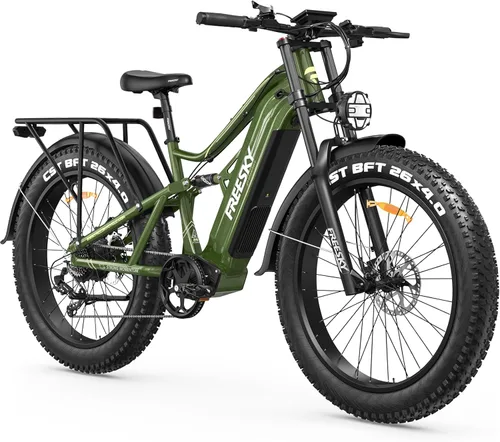Vista 15 de FREESKY 3500W BAFANG Motor Electric Bike for Adults, 48V 35Ah Samsung/LG Cells Battery Ebike 140 Miles, 38+MPH, 26" Fat Tire Dirt All-Terrain