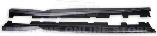 Vista 6 de Repuesto para modelos Chevrolet Camaro LT LS RS SS 2016 Par de extensión de panel basculante de falda lateral estilo EOS T6