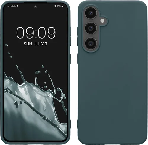 Vista 208 de kwmobile Funda compatible con Samsung Galaxy S23 - Funda protectora de silicona TPU suave y delgada - Piedra antigua