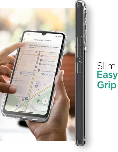 Vista 8 de Encased Funda para cinturón para Samsung A53 5G transparente con clip de funda (Galaxy A53-5G)