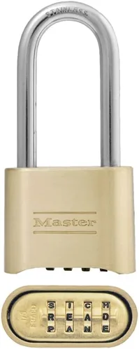 Vista 11 de Master Lock 175D, candado con combinación propia, se puede resetear, 175DLH