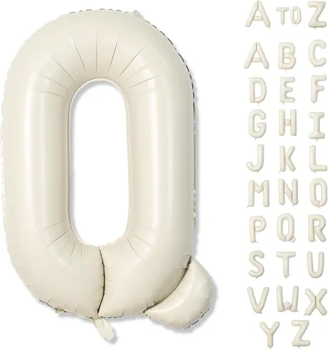 Vista 60 de Globo negro del número 0 para niñas y niños, 40 pulgadas, grande, número 0-9, de papel de aluminio, de Mylar para helio, juego de globos digitales