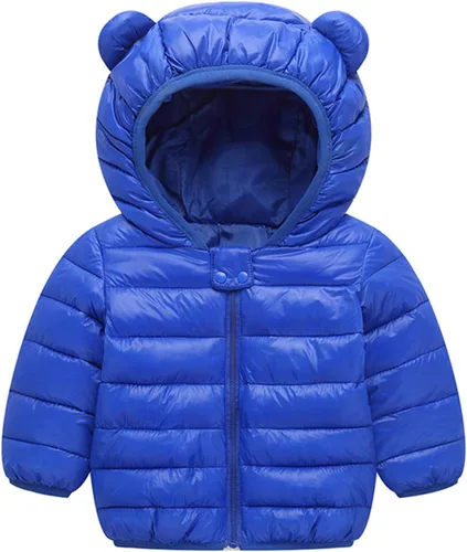 Vista 9 de Abrigos de invierno de estilo inflado con capucha para bebé 07 negro