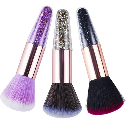 Vista 6 de Cepillos de uñas para decoración de uñas, cepillo de limpieza de uñas, cepillo de rubor, brochas de maquillaje, cepillo de polvo de uñas, cepillo