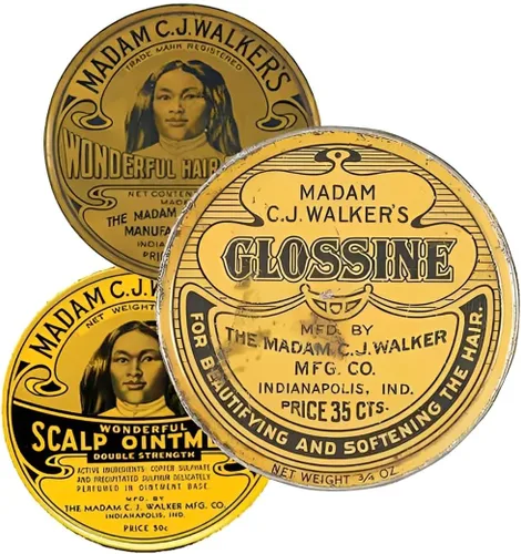 Vista 3 de Madam CJ Walker - Juego de 6 fotos de arte decorativo de pared para salón de belleza, historia negra, arte de pared de 8.5 x 11 pulgadas (8 x 10)