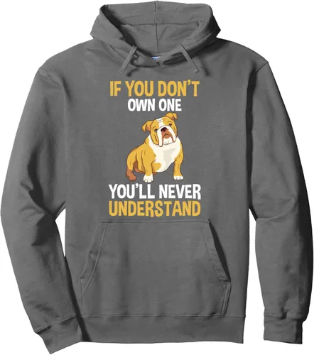 Vista 8 de Sudadera con capucha para perro Bulldog inglés, Negro