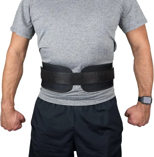 Vista 3 de Cinturón de neopreno para levantamiento de pesas, equipo de entrenamiento de fuerza, ideal para sentadillas, peso muerto y levantamiento de potencia
