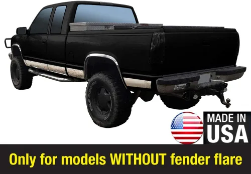 Vista 3 de Fabricado en Estados Unidos. Compatible con Chevy/GMC Pickup 1988-1998 de 3 puertas, cabina extendida sin guardabarros, cama corta, panel