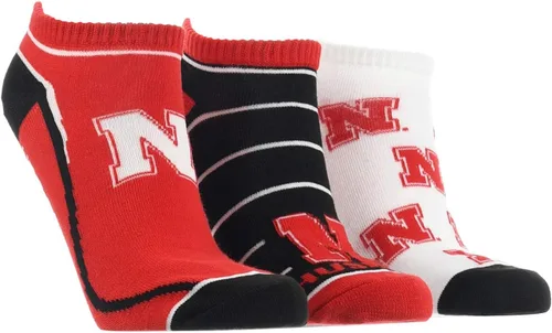 Vista 10 de TCK NCAA No Show Socks for Men and Women, Full Field 3 Pack, Low Cut Ankle Socks College Graduation Gift