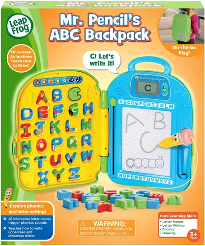 Vista 6 de LeapFrog Mochila ABC de Mr. Pencil's, color verde