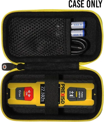 Vista 3 de Getgear Estuche de medición de distancia láser para medición láser dual PREXISO - Herramienta de medición láser recargable de 230 pies