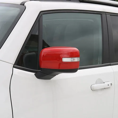 Vista 2 de Cubierta de espejo retrovisor, tapa de espejo retrovisor, cubierta de protección compatible con Jeep Renegade 2016 2017 2018 2019 2020 2021 2022