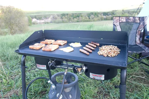 Vista 2 de Camp Chef SG60 Deluxe Double Burner Steel Professional Griddle (Steel)