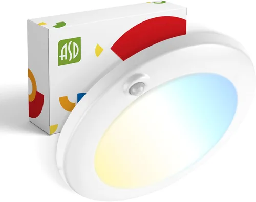 Vista 12 de ASD Paquete de 6 luces LED de disco de 4 pulgadas, 10 W 5CCT 2700K-5000K 685LM CRI90+, lámpara de techo regulable, disco de montaje en superficie