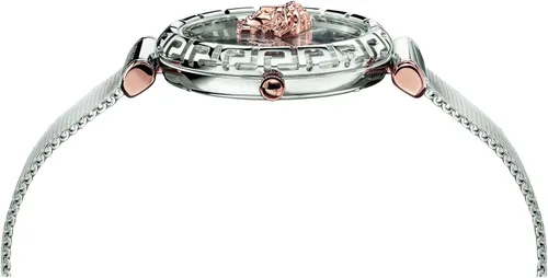 Vista 2 de Versace Reloj Mujer Gris 1.457 in Palazzo Empire Greca VEDV00419, Oro Rosa, Palacio Imperio Greca
