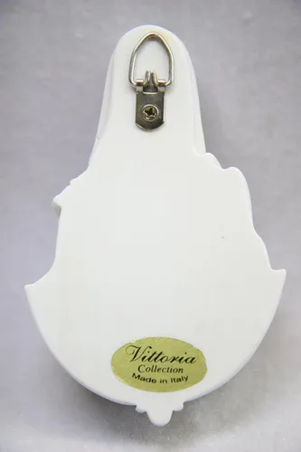 Vista 5 de Vittoria Collection 5 1/4" Fuente de agua bendita virgen maría virgen religiosa escultura católica colgante de pared estatua hecha en Italia