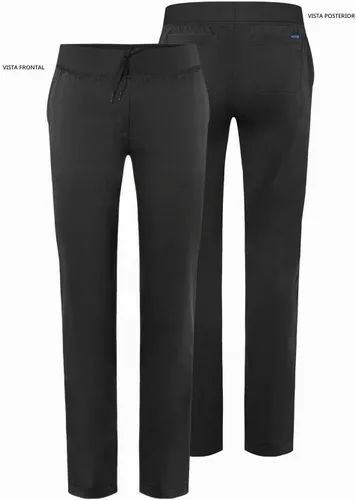 Vista 6 de Adar Pro Scrubs para mujeres - Pantalones de uniforme médico tipo yoga de pierna ajustada Negro