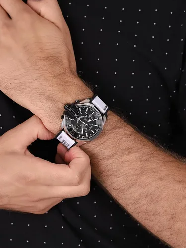 Vista 6 de Diesel Mens Baby Chief Chronograph 43 mm Case Size Stainless Steel Watch