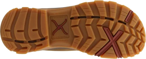 Vista 4 de Twisted X Men's 6" Work Oblique Toe Boot, Moc Toe Nano Toe with CellSole