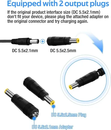 Vista 3 de Cargador súper rápido de 54.6V 3A / 5A para batería de 48V, 7 tipos de enchufes para elegir, sin necesidad de adaptador, más seguro. Compatible